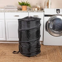 Household Essentials Rolling Pop Up Laundry Hamper