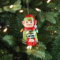 4.5" LED Mini Nostalgic Elf Ceramic Figurine
