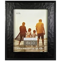 Expressions™ 8" x 10" Black Hammered Frame by Studio Décor®