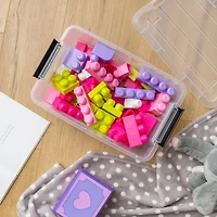 IRIS® 13.5qt. Buckled Clear Boxes with Clear Buckle Lids, 6ct.