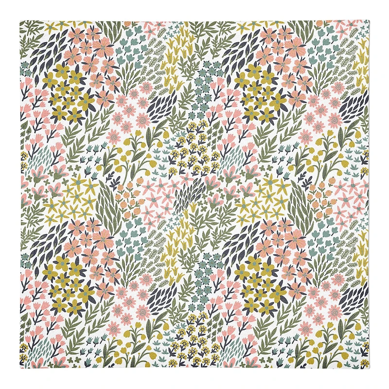 Funky Floral 10" x 10" Cotton Twill Napkin