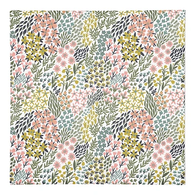 Funky Floral 10" x 10" Cotton Twill Napkin
