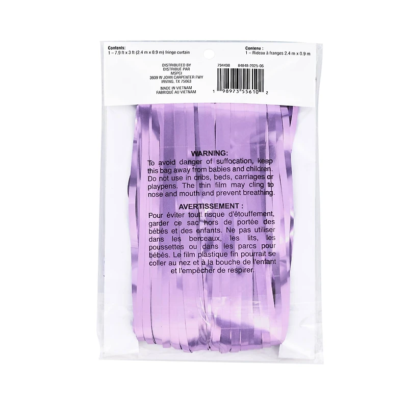 12 Pack: 8ft. x 3ft. Fringe Curtain by Celebrate It