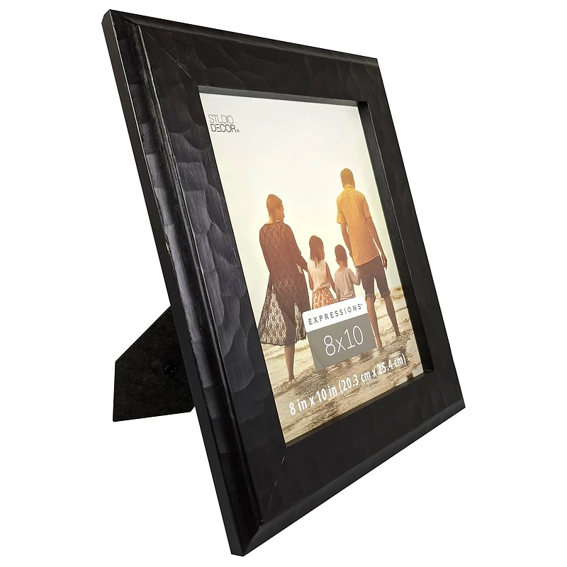 Expressions™ 8" x 10" Black Hammered Frame by Studio Décor®