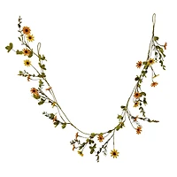 5ft. Orange Daisy Coiled Garland by Ashland®