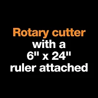 Fiskars® Rotary Cutter & Ruler Combo Tool