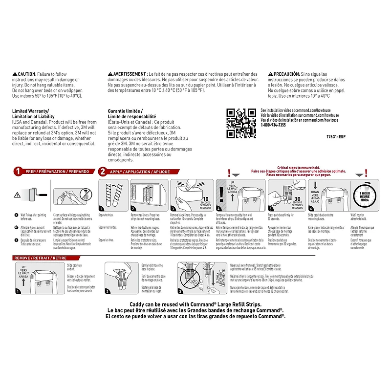 3M Command™ Large Organizing Caddy