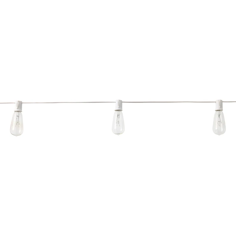 10ct. Edison String Lights with White Cord by Ashland™