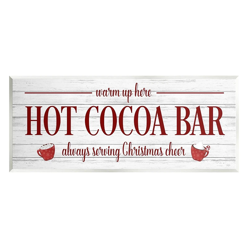Stupell Industries Hot Cocoa Bar Wall Art