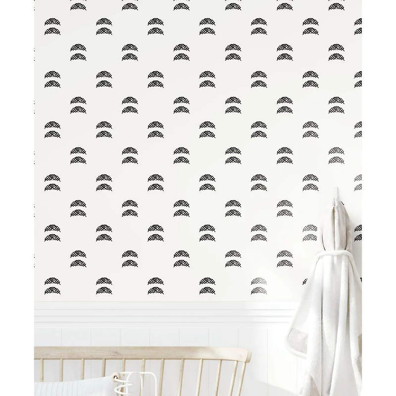 RoomMates Rose Lindo Half-Moon Peel & Stick Wallpaper