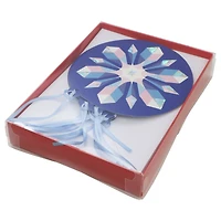 Geometric Foil Snowflake Card & Envelope Set by Recollections™