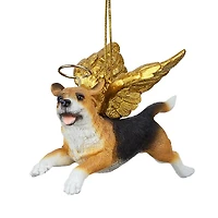 Design Toscano Honor the Pooch Beagle Holiday Dog Angel Ornament