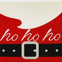 4.25" Ho Ho Ho Santa Belt Ceramic Tabletop Décor by Ashland®