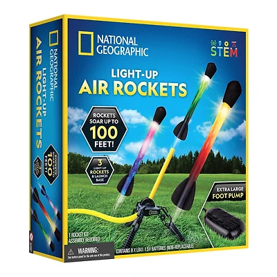 National Geographic™ Light-Up Air Rockets Activity Set