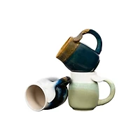 Hello Honey® Ceramic Mugs with Whale Tail Shaped Handle, 3ct.