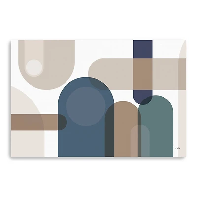 Metro 67 Blue Canvas Giclee