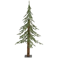 4ft. Pre-Lit Alpine Artificial Christmas Tree, Clear LED Lights