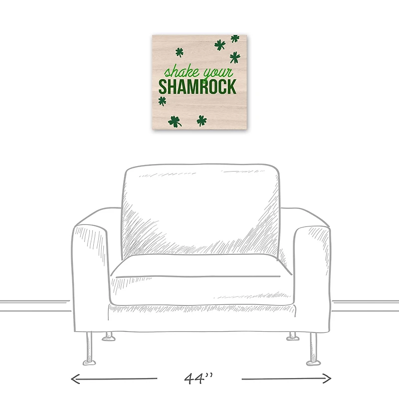 Shake Your Shamrock 16" x 16" Canvas Wall Art