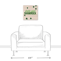 Shake Your Shamrock 16" x 16" Canvas Wall Art