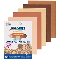 Prang® 9" x 12" Shades of Me Medium Weight Construction Paper, 5 Packs of 50 Sheets