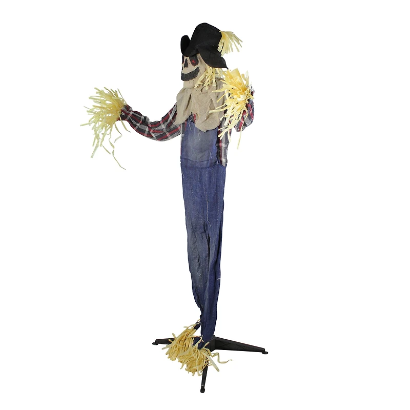 5.5ft. Lighted LED Animated Halloween Scarecrow