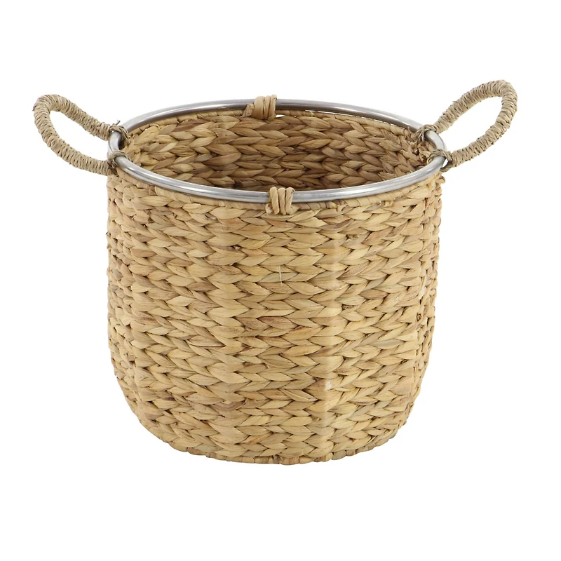 Tan Seagrass Natural Storage Basket Set