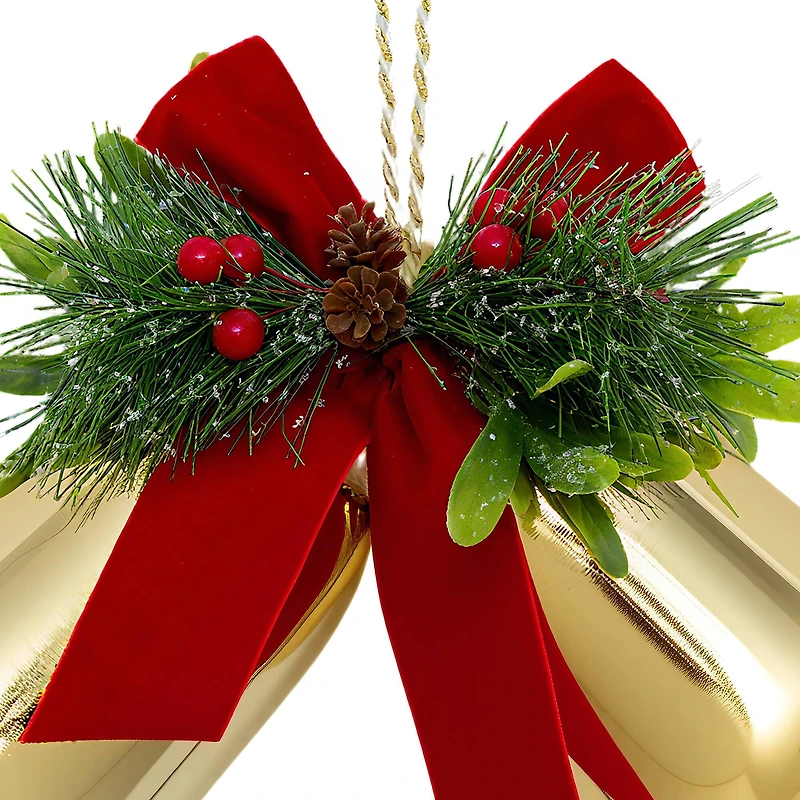 11.5" Hanging Double Bell Décor by Ashland