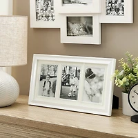 Expressions™ 3 Opening 4" x 6" White Collage Frame by Studio Décor®