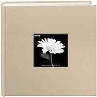 Pioneer® Biscotti Beige Cloth Frame Photo Album, 9" x 9"