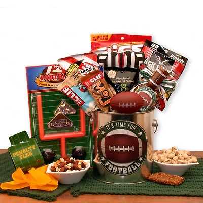 It's Football Time Gift Pail