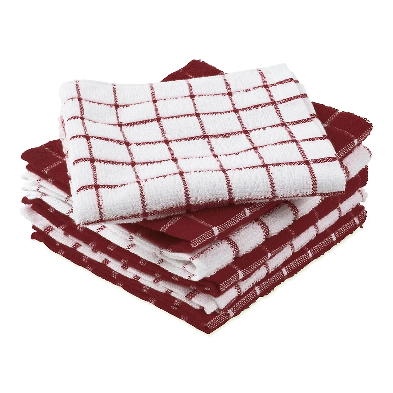 DII® Wine Combo Windowpane Dishcloth (Set of 6)