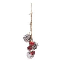 6ct. Bell & Pinecone Drop Ornaments