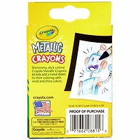 6 Packs: 24 ct. (144) Crayola® Metallic Crayons