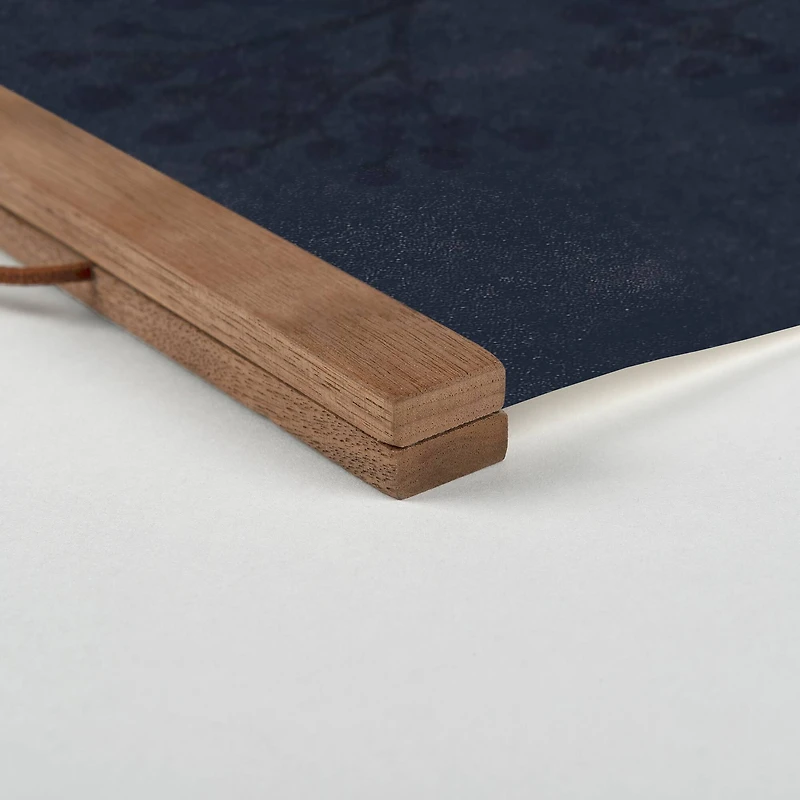 Autumn Botanicals II Teak Hanging Canvas