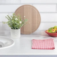 9.25" Premade Eucalyptus in Dotted Ceramic Pot by Ashland®