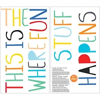 WallPops Fun Stuff Wall Quote