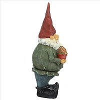Design Toscano 17" Dagobert with Gifts Garden Gnome Statue