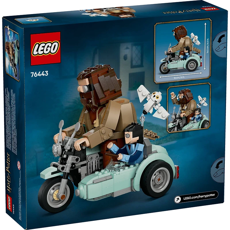 LEGO® Harry Potter™ Hagrid™ & Harry’s Motorcycle Ride, Magical Toy 76443