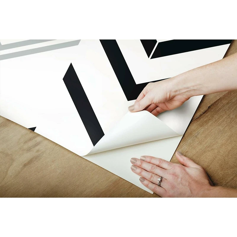 RoomMates Chevron Stripe Peel & Stick Wallpaper