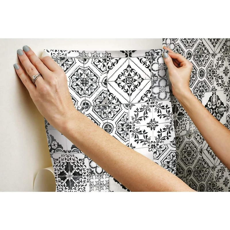 RoomMates Mediterranean Tile Peel & Stick Wallpaper
