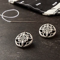 Blumenthal Lansing Silver Buttons, 2 Pack