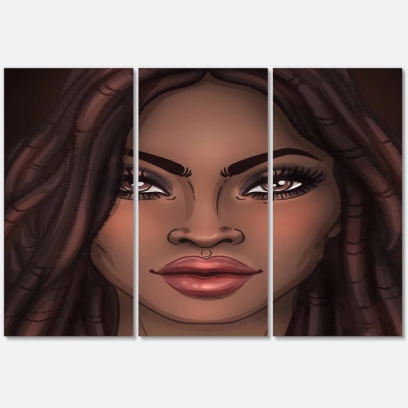 Designart - Portrait of African American Woman I