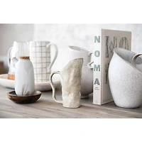 Hello Honey® 12oz. Green Reactive Glaze Organic Shaped Stoneware Pitcher