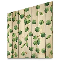 Designart - Tropical Green Leaves Patern