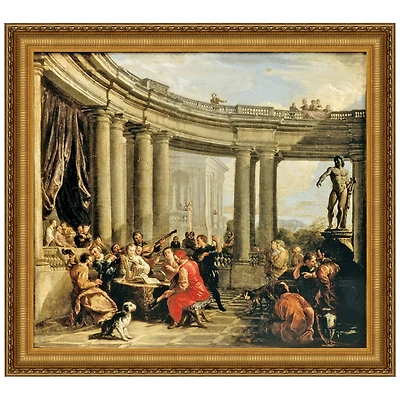 Design Toscano Concert Given in the Interior of a Circular Gallery Wall Décor