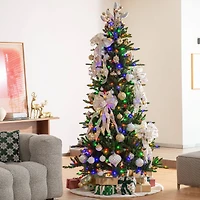 Glitzhome® 24" Christmas Elegant Silver & Gold Pinecone Pick, 4ct.