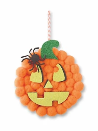 Jack-o'-Lantern Pom Plate Craft Kit by Creatology™