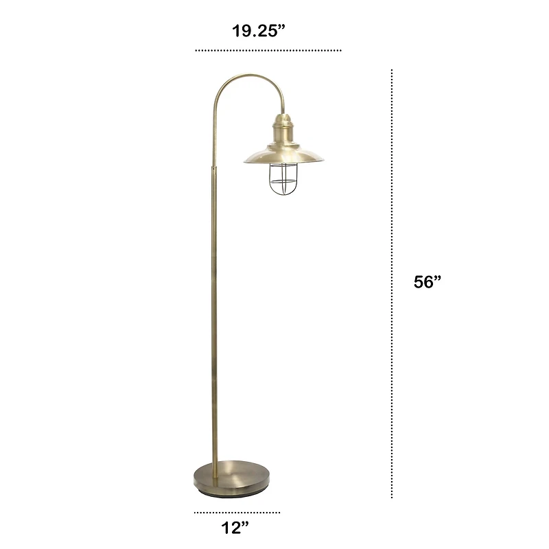 Lalia Home Modern Farmhouse 1 Light Floor Lamp
