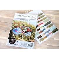 Luca-s Meadow With Poppies Counted Cross Stitch Kit