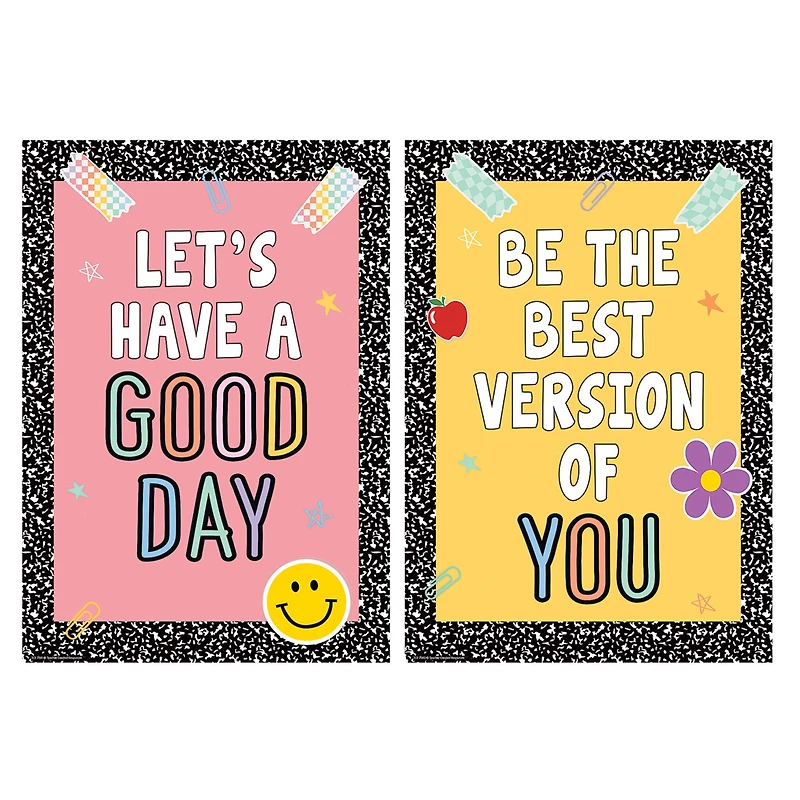 Teacher Created Resources® Cool for School Positive Posters, Set of 4